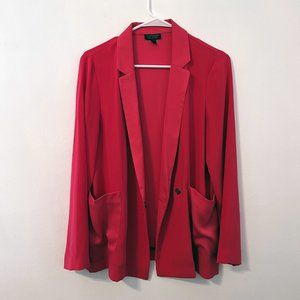 Topshop hot pink oversize blazer
